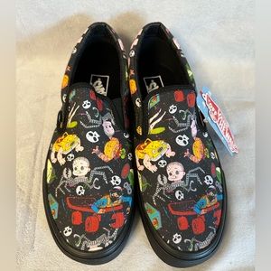 Rare Collectible Vans Toy Story Sids Mutants Classic Slip-On Men 8.0 Women 9.5